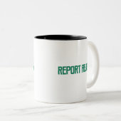 Rapport Gereed-Data Presentatie Professionele Vorm Tweekleurige Koffiemok (Voorkant rechts)