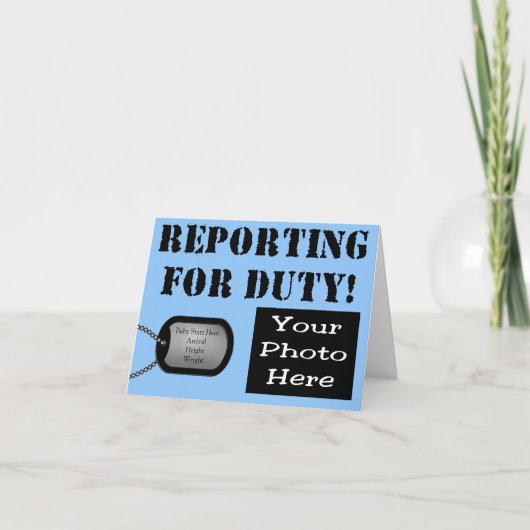 Rapportering voor Aankondiging van de Geboorte van (Voorkant)