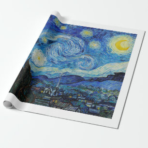 RAPPORTEUR : VINCENT VAN GOGH : STERRENNACHT CADEAUPAPIER