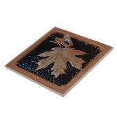 Rapporteur voor advies: Maple leaf Tegel Espresso  Tegeltje (Zijkant)