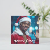 RAPPY KERST FEESTDAGENKAART (Staand voorkant)