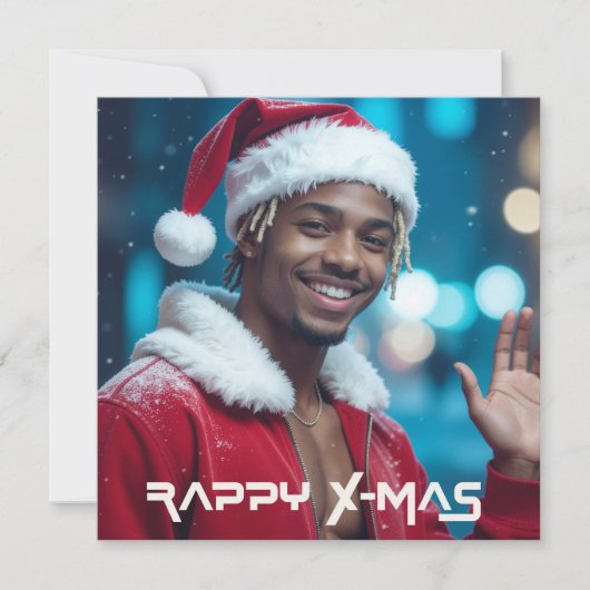 RAPPY KERST FEESTDAGENKAART (Voorkant)