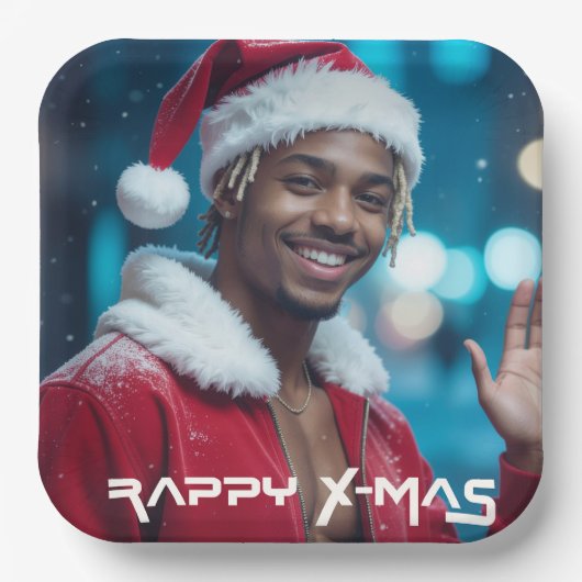 RAPPY KERST PAPIEREN BORDJE (Voorkant)