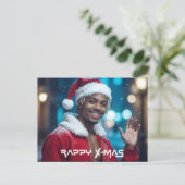 RAPPY KERSTFEEST FEESTDAGENKAART (Staand voorkant)