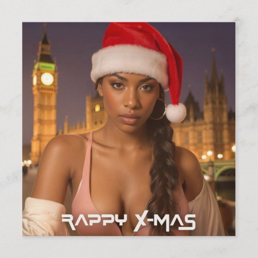 RAPPY KERSTFEEST KAART (Voorkant)