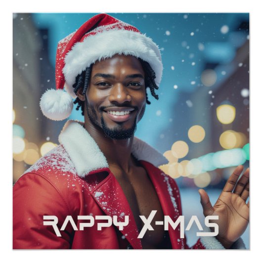RAPPY KERSTFEEST PERFECT POSTER (Voorkant)