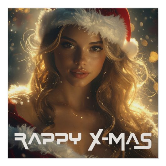 RAPPY KERSTFEEST PERFECT POSTER (Voorkant)