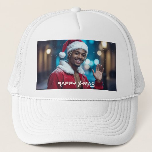 RAPPY KERSTFEEST TRUCKER PET (Voorkant)