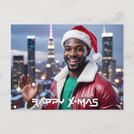 RAPPY X-MAS BRIEFKAART (Voorkant)