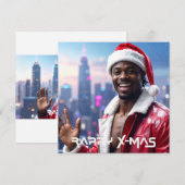 RAPPY X-MAS FEESTDAGENKAART (Voorkant / Achterkant)