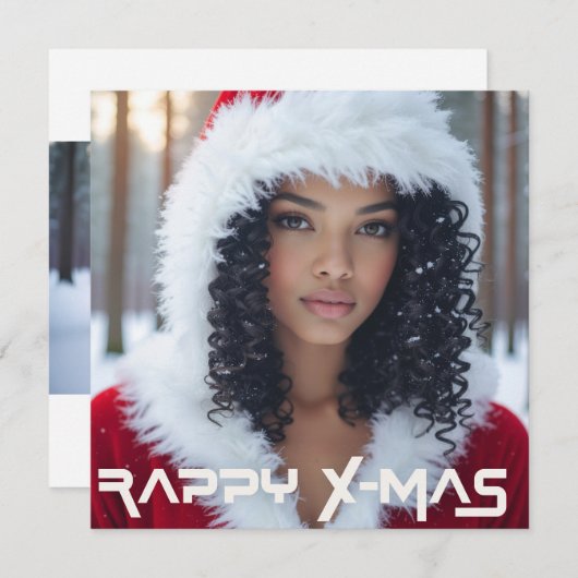 RAPPY X-MAS FEESTDAGENKAART (Voorkant / Achterkant)