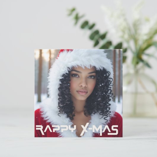 RAPPY X-MAS FEESTDAGENKAART (Staand voorkant)