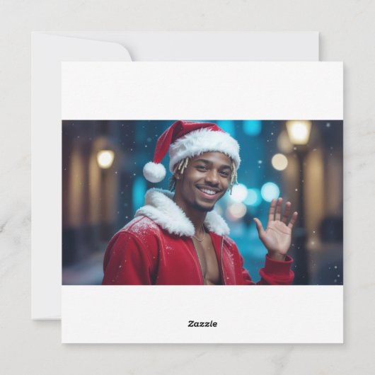 RAPPY X-MAS FEESTDAGENKAART (Achterkant)