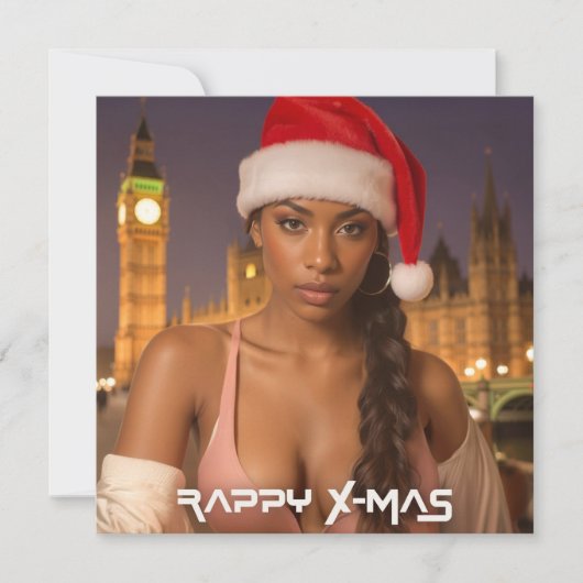 RAPPY X-MAS FEESTDAGENKAART (Voorkant)