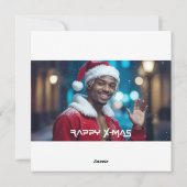 RAPPY X-MAS FEESTDAGENKAART (Achterkant)