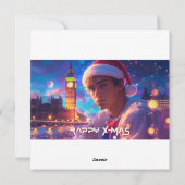 RAPPY X-MAS FEESTDAGENKAART (Achterkant)