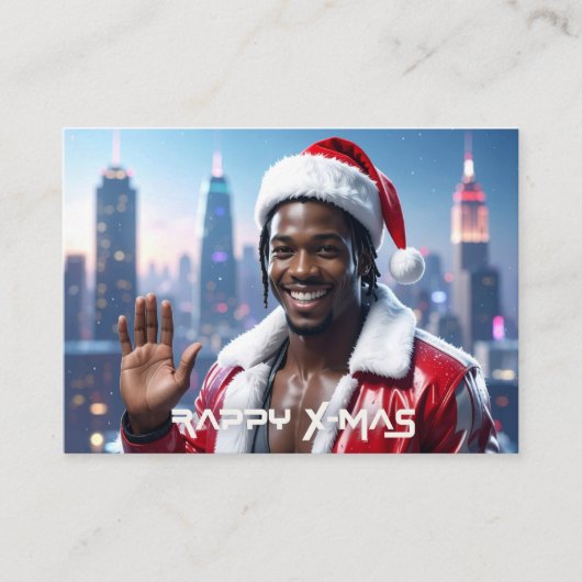 RAPPY X-MAS INFORMATIEKAARTJE (Voorkant)