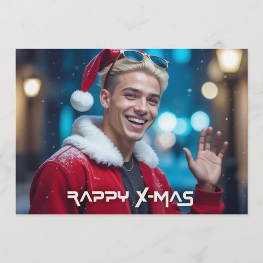 RAPPY X-MAS KAART (Voorkant)