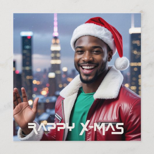 RAPPY X-MAS KAART (Voorkant)