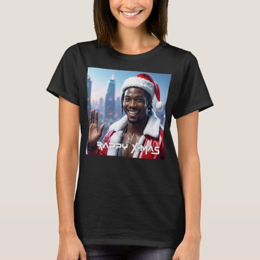 RAPPY X-MAS - Paper Plate T-shirt (Voorkant)