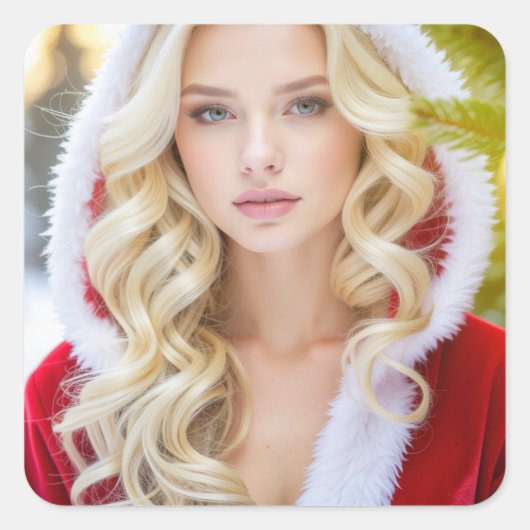 RAPPY X-MAS VIERKANTE STICKER (Voorkant)