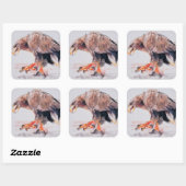 Raptor 2001 vierkante sticker (Vel)