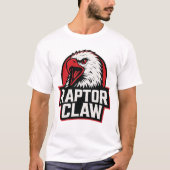 Raptor Claw - Fierce Predator Embleem T-shirt (Voorkant)