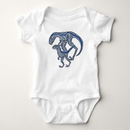 Raptor dinosaurus baby pasgeboren meisje romper