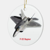 Raptor F-22 Keramisch Ornament (Links)