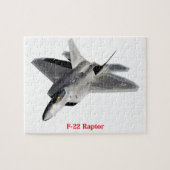 Raptor F-22 Legpuzzel (Horizontaal)