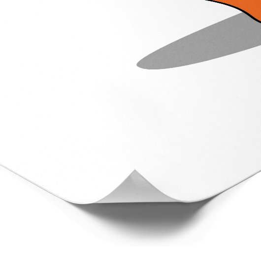 Raptor Holding Fles Mousserende Wijn & Bloemen Poster (Hoek)