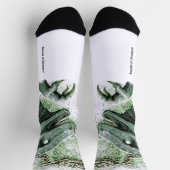 Raptor in Green Sokken (Top)