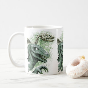 Raptor in het groen koffiemok