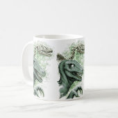 Raptor in het groen koffiemok (Voorkant links)