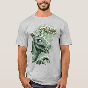 Raptor in het groen t-shirt