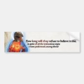 Raptor Jesus Bumpersticker (Voorkant)