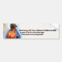 Raptor Jesus Bumpersticker