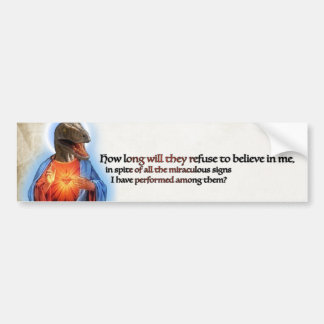 Raptor Jesus Bumpersticker
