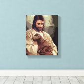 Raptor Jesus Canvas Afdruk (Insitu (Houten vloer))