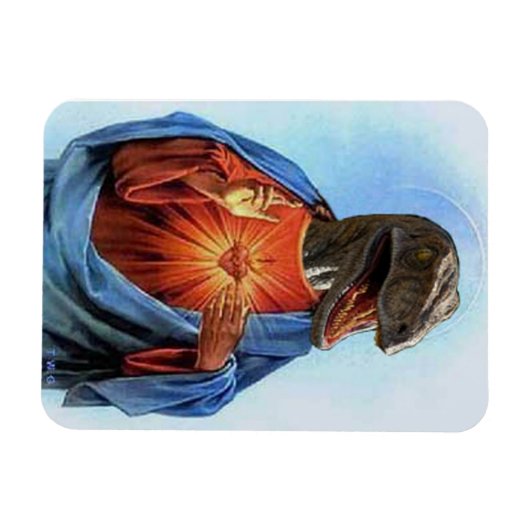Raptor Jesus Magnet Magneet (Horizontaal)