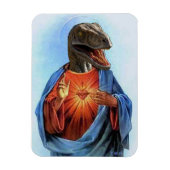 Raptor Jesus Magnet Magneet (Verticaal)