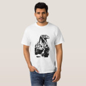 Raptor Jesus Stencil T-shirt (Voorkant volledig)