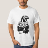 Raptor Jesus Stencil T-shirt (Voorkant)