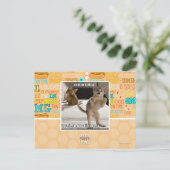 Raptor Kitten Briefkaart (Staand voorkant)