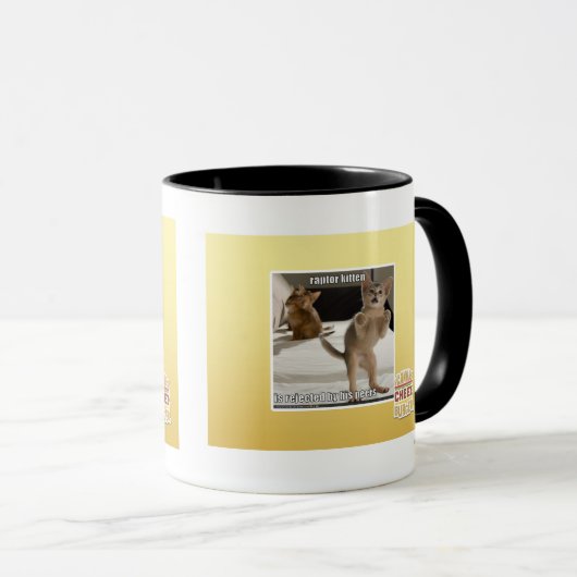 Raptor Kitten Mok (Voorkant rechts)