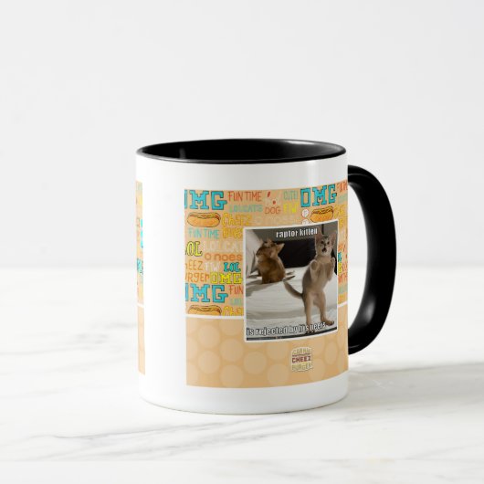 Raptor Kitten Mok (Voorkant rechts)