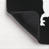 Raptor Love Valentines Day Gift Dino Raptor Heart Muismat (Hoek)