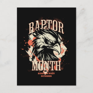 Raptor Maand, Hawk Briefkaart