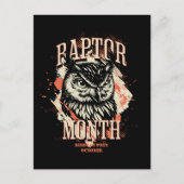Raptor Maand, Uil Briefkaart (Voorkant)