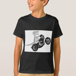 Raptor op een Hog T-shirt